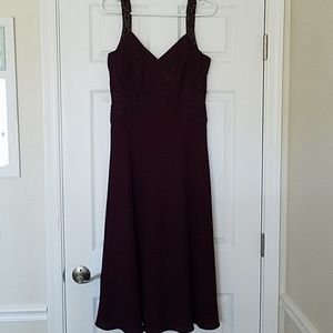 Deep Purple Silk formal dress Jones New York size8